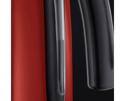 Електрочайник Russell Hobbs Colours Plus 1.7л, метал, червоно-чорний