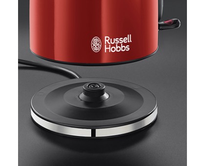 Електрочайник Russell Hobbs Colours Plus 1.7л, метал, червоно-чорний