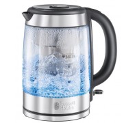 Электрочайник Russell Hobbs Clarity 1л, стекло, черный