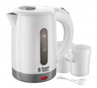 Электрочайник Russell Hobbs Travel 0.85л, пластик, белый