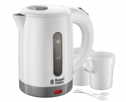 Электрочайник Russell Hobbs Travel 0.85л, пластик, белый Электрочайник Russell Hobbs Travel 0.85л, пластик, белый
