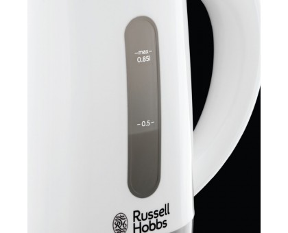 Электрочайник Russell Hobbs Travel 0.85л, пластик, белый Электрочайник Russell Hobbs Travel 0.85л, пластик, белый