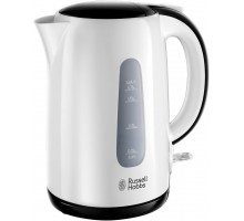 Електрочайник Russell Hobbs My Breakfast 1.7л, пластик, біло-чорний