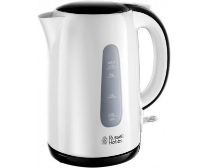 Електрочайник Russell Hobbs My Breakfast 1.7л, пластик, біло-чорний Електрочайник Russell Hobbs My Breakfast 1.7л, пластик, біло-чорний