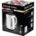 Електрочайник Russell Hobbs My Breakfast 1.7л, пластик, біло-чорний