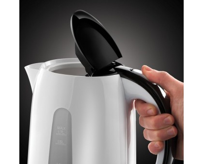 Електрочайник Russell Hobbs My Breakfast 1.7л, пластик, біло-чорний Електрочайник Russell Hobbs My Breakfast 1.7л, пластик, біло-чорний