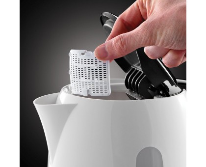 Електрочайник Russell Hobbs My Breakfast 1.7л, пластик, біло-чорний Електрочайник Russell Hobbs My Breakfast 1.7л, пластик, біло-чорний