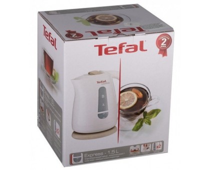 Електрочайник Tefal Express 1.5л, пластик, білий Електрочайник Tefal Express 1.5л, пластик, білий