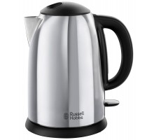 Електрочайник Russell Hobbs Victory, 1.7л, метал, сріблясто-чорний