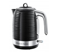 Электрочайник Russell Hobbs Inspire, 1.7л, пластик , черно-серебристый
