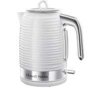 Электрочайник Russell Hobbs Inspire, 1.7л, пластик , бело-серебристый