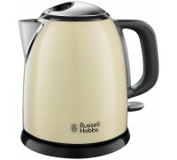 Электрочайник Russell Hobbs Colours Plus Mini 1л, металл, бежево-черный