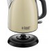 Электрочайник Russell Hobbs Colours Plus Mini 1л, металл, бежево-черный