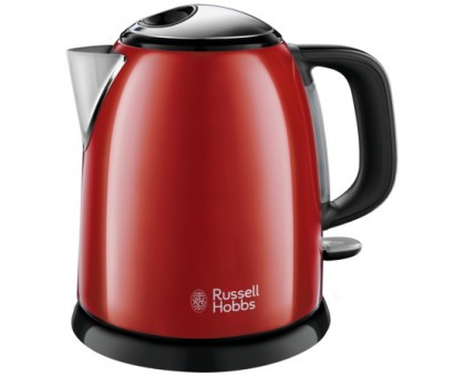 Электрочайник Russell Hobbs Colours Plus Mini 1л, металл, красно-черный