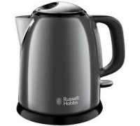 Електрочайник Russell Hobbs Colours Plus Mini, 1л, метал , сірий