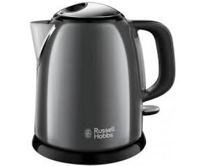 Электрочайник Russell Hobbs Colours Plus Mini, 1л, металл , серый Электрочайник Russell Hobbs Colours Plus Mini, 1л, металл , серый