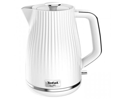 Электрочайник Tefal Loft 1.7л, Strix, пластик, белый