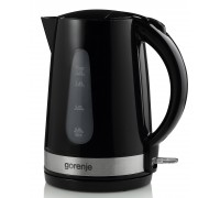 Электрочайник Gorenje, 1,7л, пластик, черный