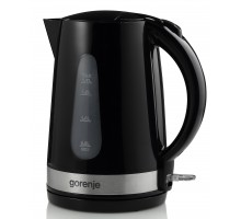 Електрочайник Gorenje, 1,7л, пластик, чорний