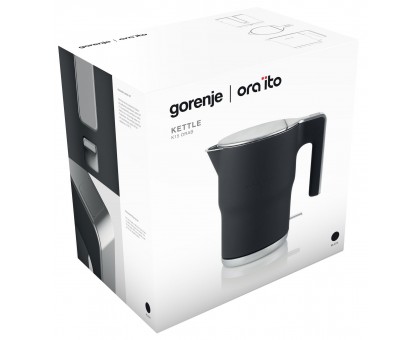Электрочайник Gorenje 1.5л, с двойными стенками, черный матовый Электрочайник Gorenje 1.5л, с двойными стенками, черный матовый