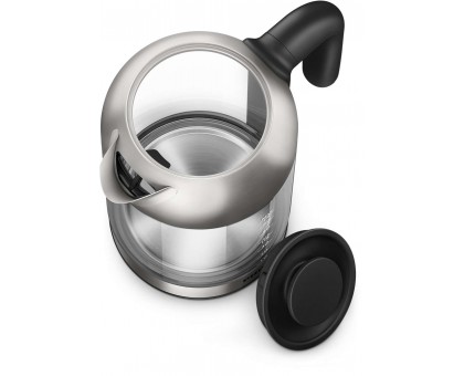Електрочайник Philips Series 5000 1.7л, скло, чорно-сріблястий