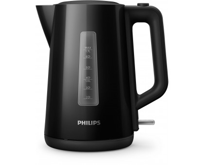 Електрочайник Philips Series 3000 1.7л, пластик, чорний