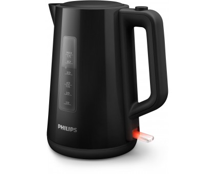 Електрочайник Philips Series 3000 1.7л, пластик, чорний