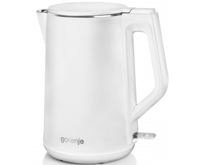 Електрочайник Gorenje 1.5л, пластик, білий матовий