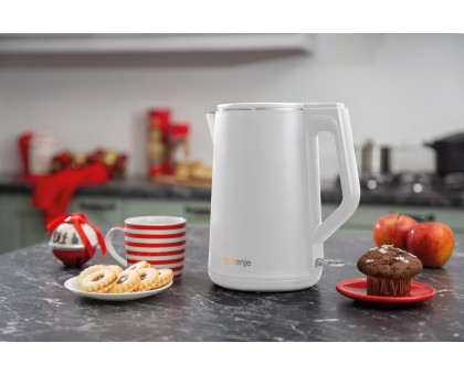 Електрочайник Gorenje 1.5л, пластик, білий матовий
