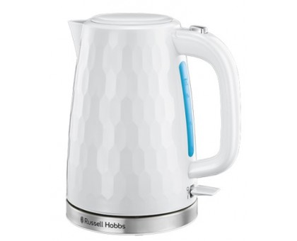 Електрочайник Russell Hobbs Honeycomb 1.7л, пластик, білий Електрочайник Russell Hobbs Honeycomb 1.7л, пластик, білий