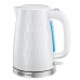 Електрочайник Russell Hobbs Honeycomb 1.7л, пластик, білий