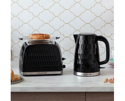 Электрочайник Russell Hobbs Honeycomb 1.7л, пластик, черный