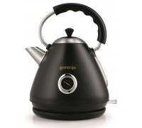 Електрочайник Gorenje 1.7л, пластик, чорний