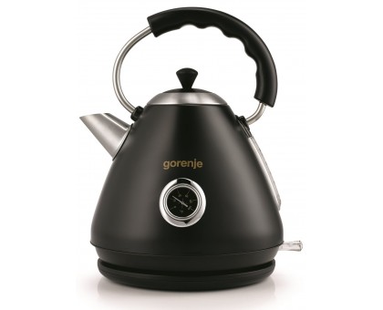 Электрочайник Gorenje 1.7л, пластик, черный