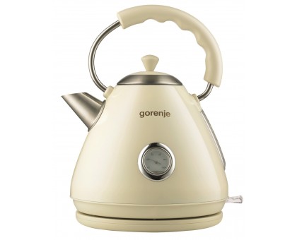 Електрочайник Gorenje 1.7л, пластик, бежевий