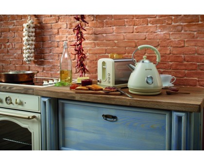 Електрочайник Gorenje 1.7л, пластик, бежевий