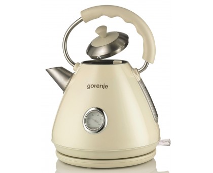 Електрочайник Gorenje 1.7л, пластик, бежевий
