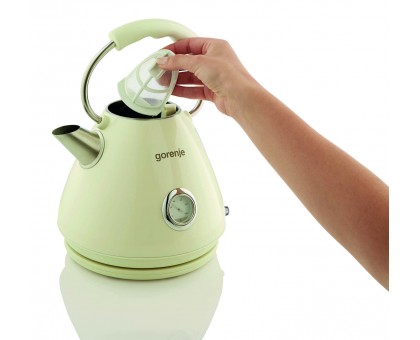 Електрочайник Gorenje 1.7л, пластик, бежевий
