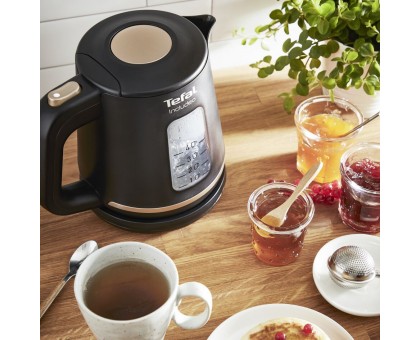 Електрочайник Tefal Includeo 1л, пластик, чорний