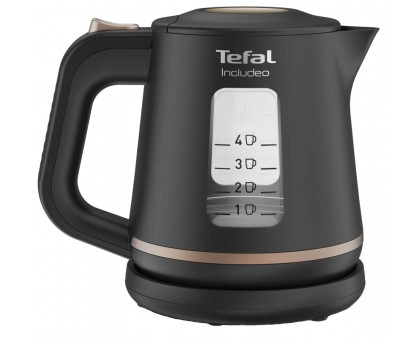 Електрочайник Tefal Includeo 1л, пластик, чорний