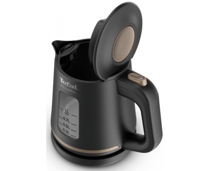 Електрочайник Tefal Includeo 1л, пластик, чорний