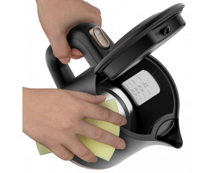 Електрочайник Tefal Includeo 1л, пластик, чорний