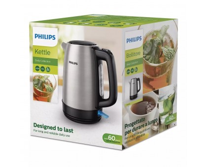 Электрочайник Philips Daily Collection 1.7л, металл