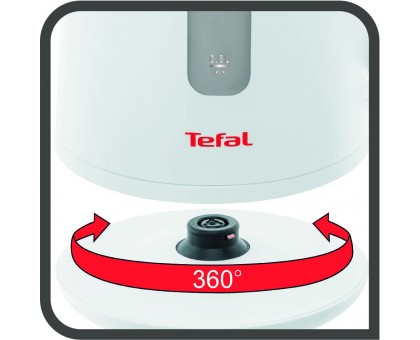 Электрочайник Tefal Element 1.7л, пластик, белый Электрочайник Tefal Element 1.7л, пластик, белый