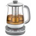 Електрочайник Tefal Tastea tea maker 1.5л, скло, заварник, біло-сірий