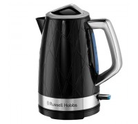 Електрочайник Russell Hobbs Structure 1.7л, пластик, чорно-сріблястий