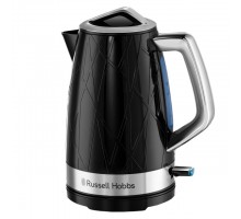 Електрочайник Russell Hobbs Structure 1.7л, пластик, чорно-сріблястий