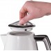 Електрочайник Russell Hobbs Structure, 1.7л, пластик, підсвічування, біло-сріблястий