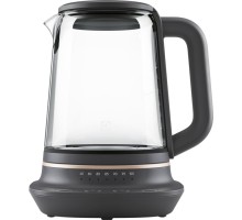 Электрочайник Electrolux 1.7л, Strix, стекло, заварник, поддержка температуры, черный