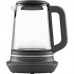 Електрочайник Electrolux 1.7л, Strix, скло, заварник, підтримка температури, чорний